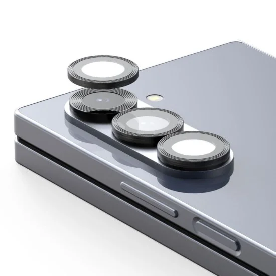 Camera Lense Protector Samsung Fold 6 Tempered Glass C-Sub Core With Metal Ring Araree - Clear